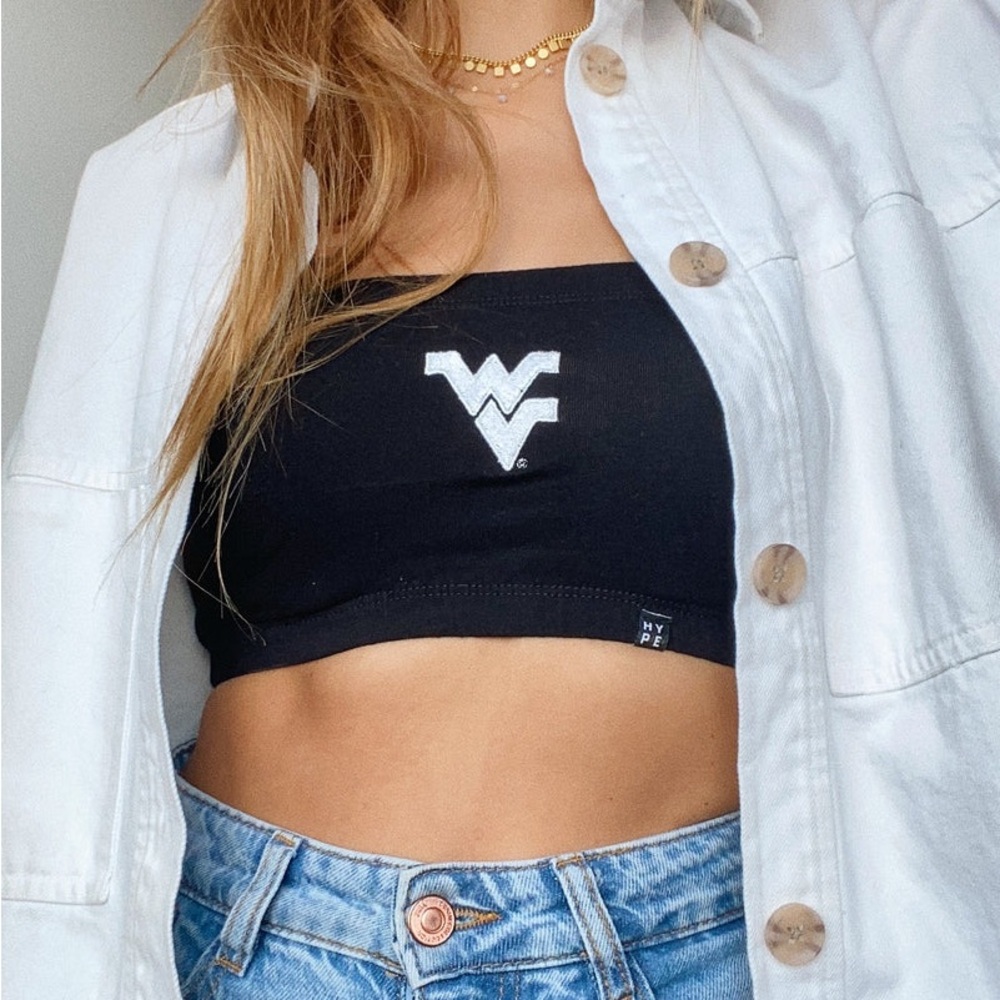 NWT West Virginia Hype and Vice Tube Top, Small